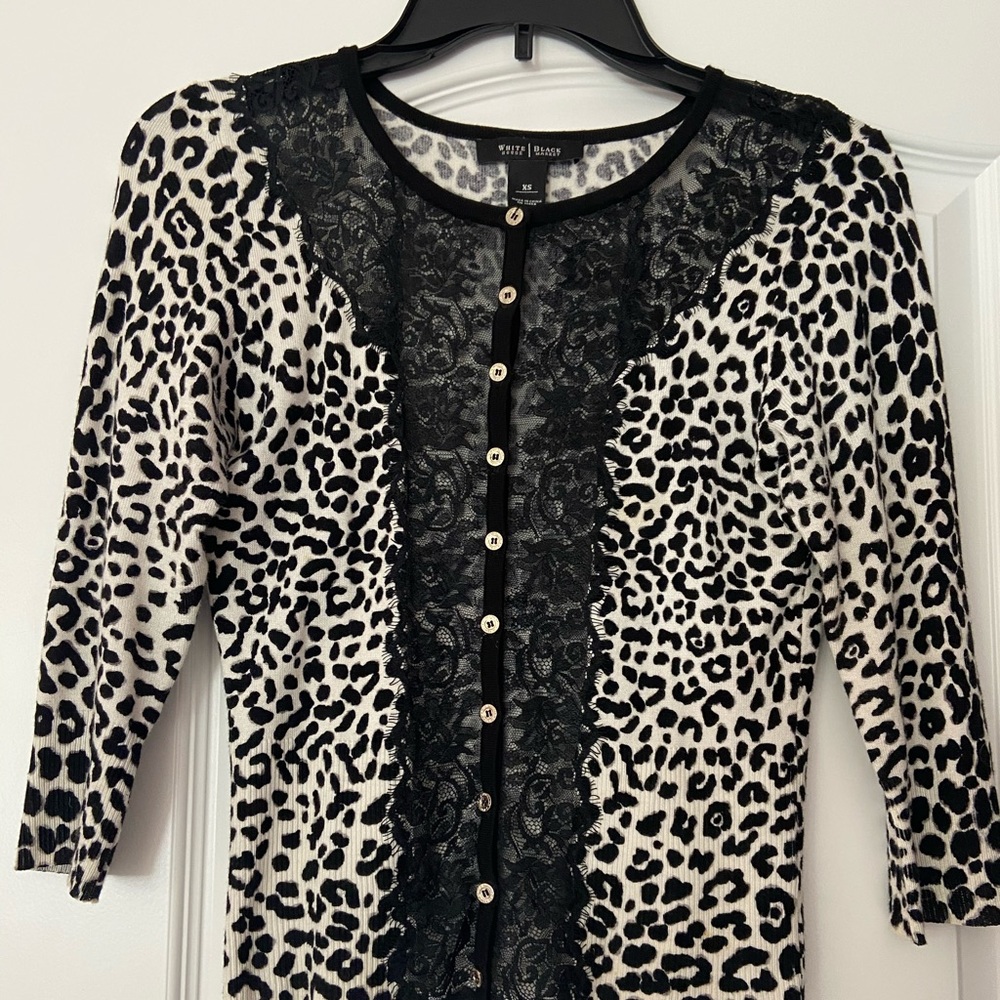 Cheetah print cardigan! Super cute!